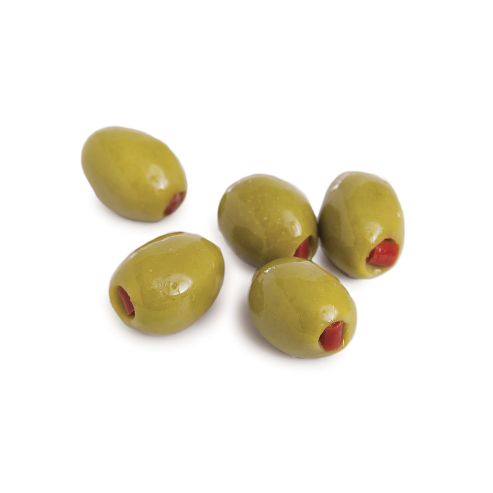 divina green olives stuffed with red pepper