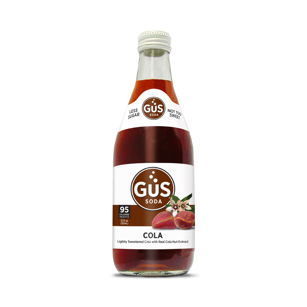 Bottle of GUS soda cola