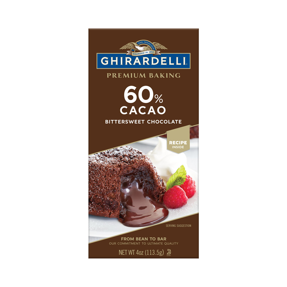 Ghirardelli 60% cacao bittersweet chocolate baking bar