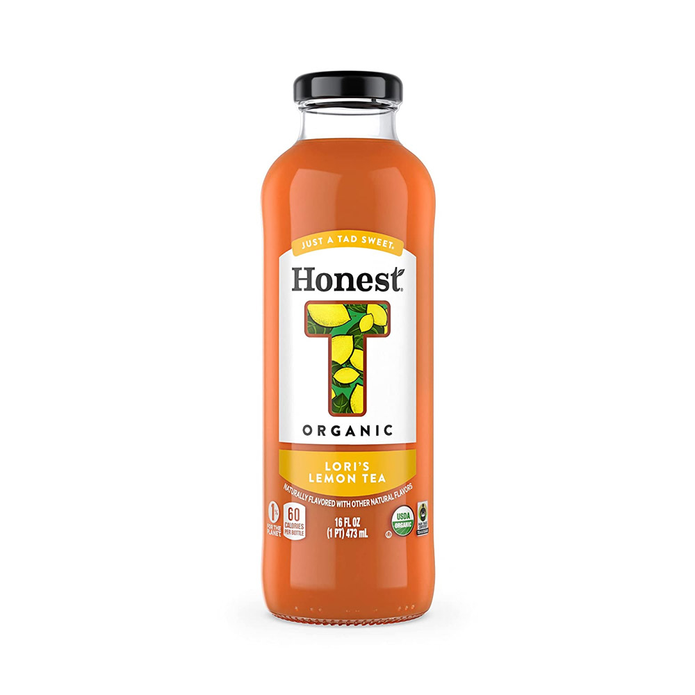 Bottle of Honest Tea organic lori's lemon tea