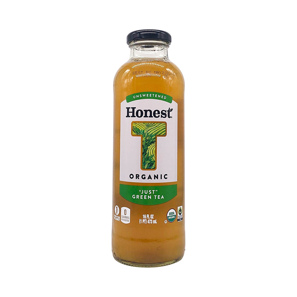 Bottle of Honest Tea organic "just" green tea