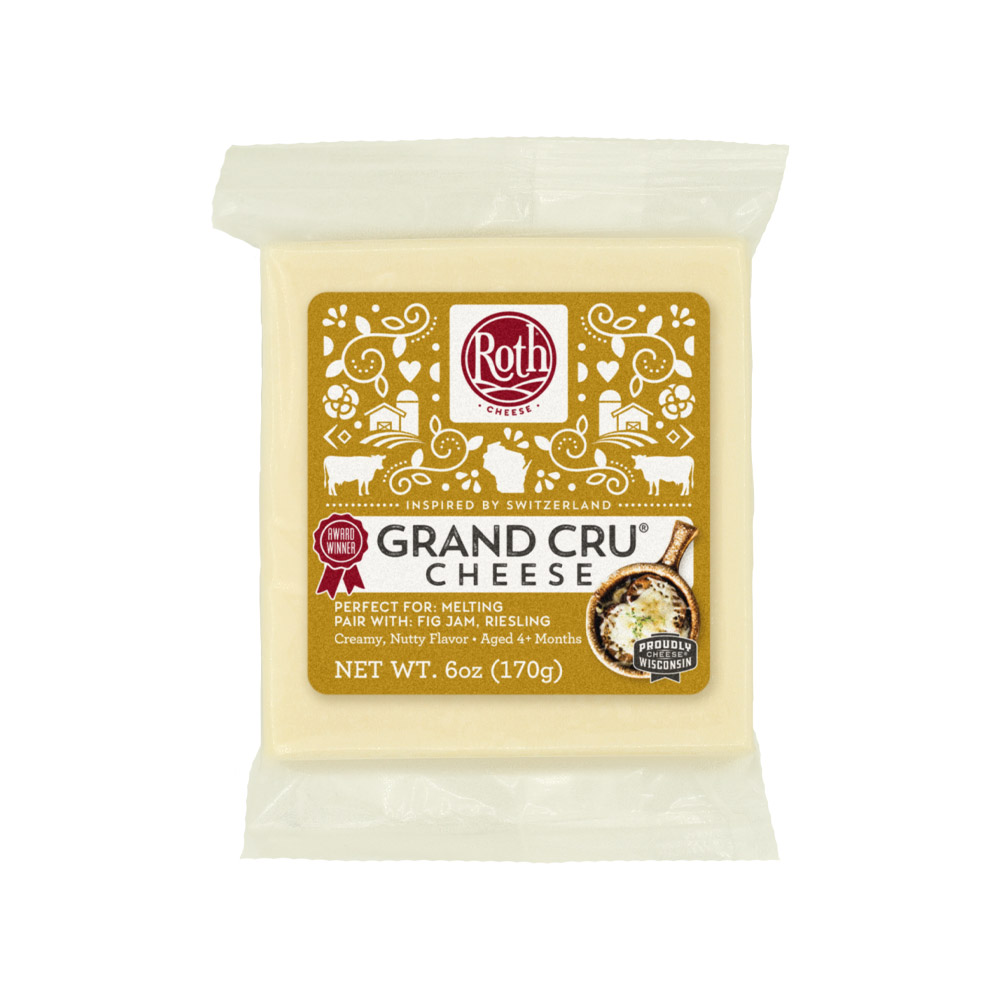 roth grand cru original deli cuts cheese in packaging