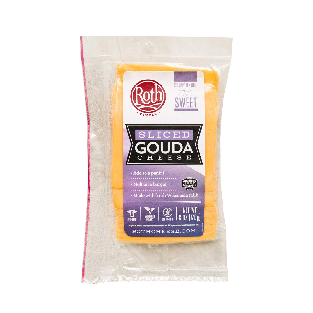 roth original van gogh gouda cheese slices in packaging