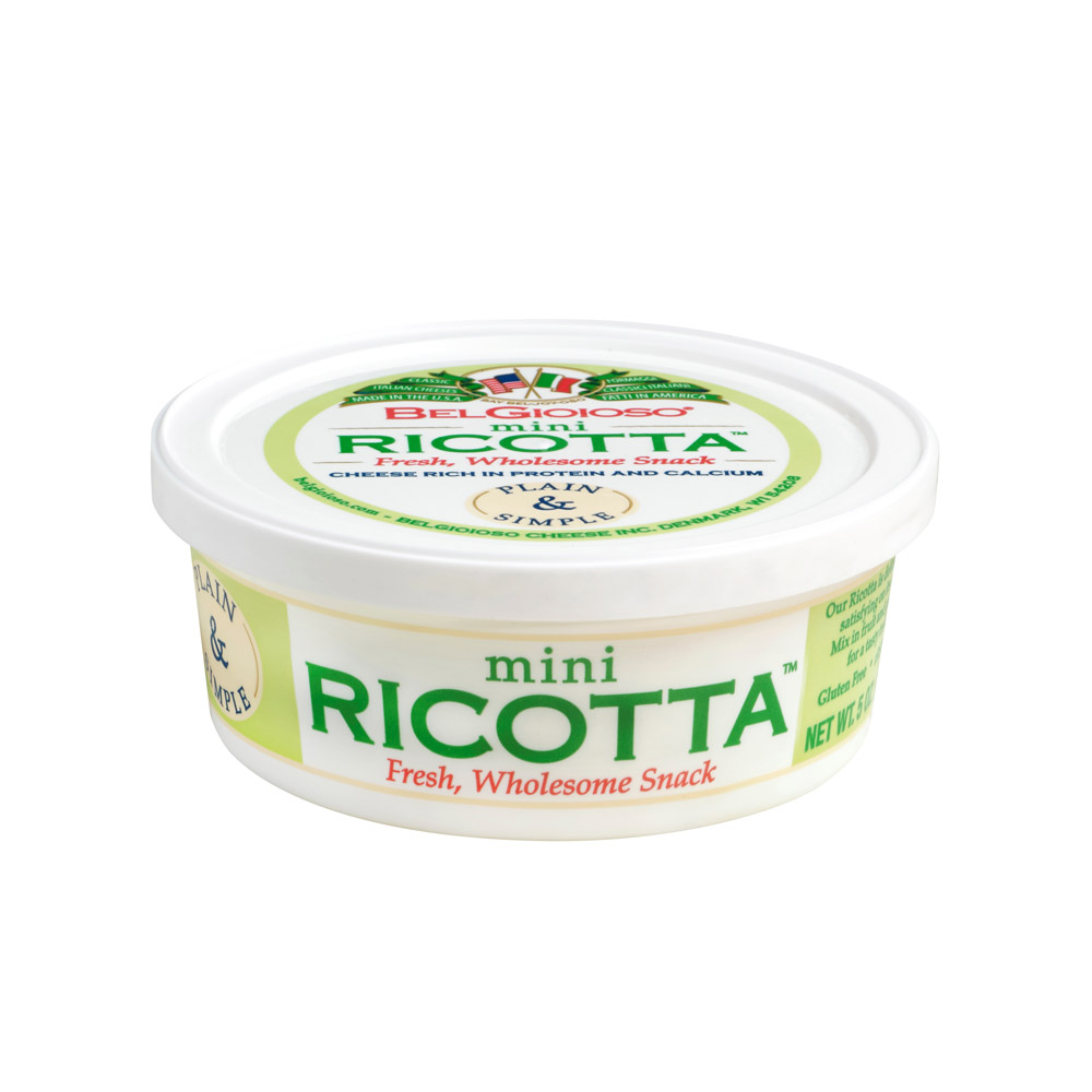 container of BelGioioso mini whole milk ricotta
