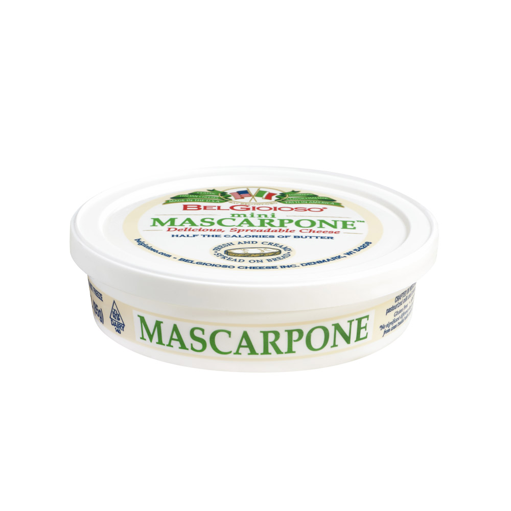 container of BelGioioso mini mascarpone