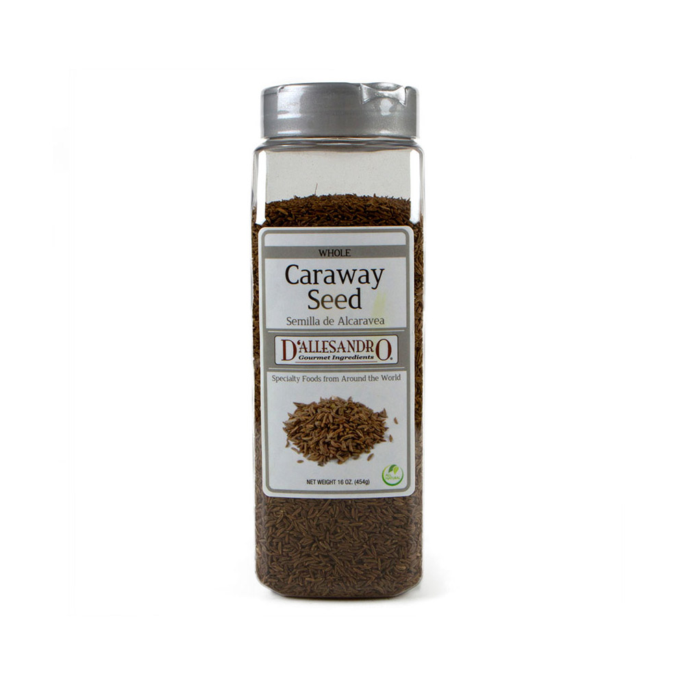 jar of whole caraway seeds