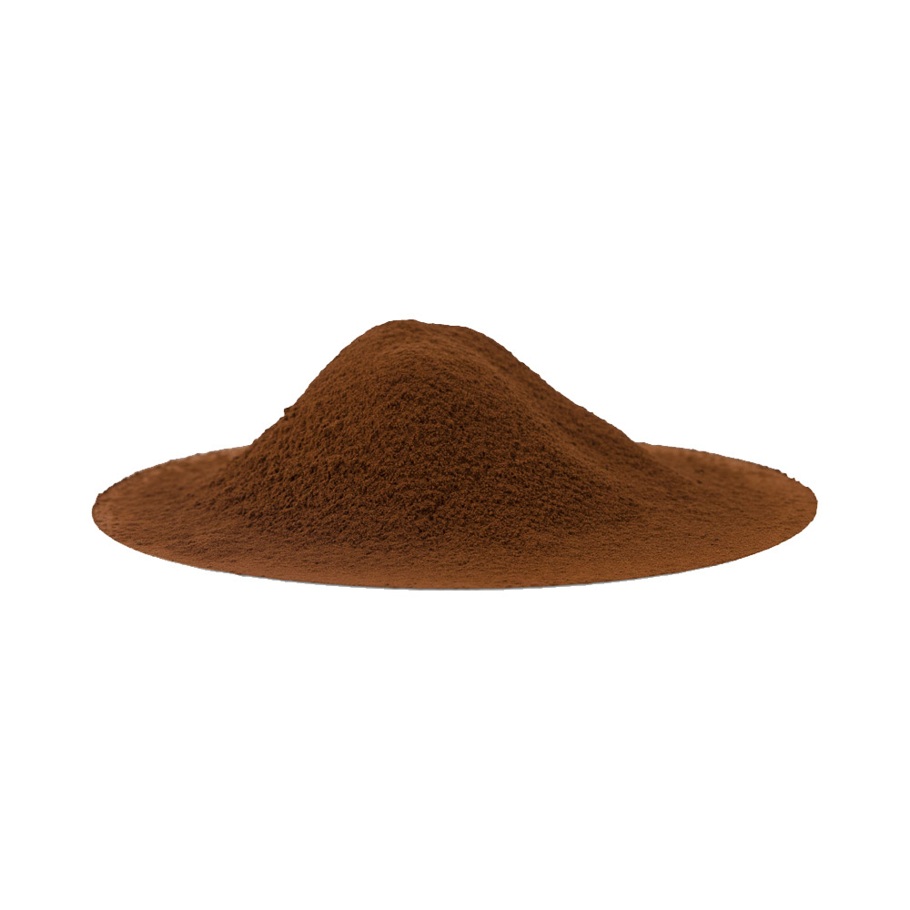 Pile of Valrhona Dutch processed cocoa powder